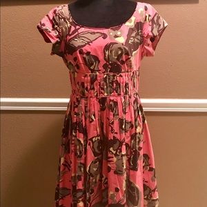 Carole Little floral 👗 fit and flare. 50s Barbie idea
